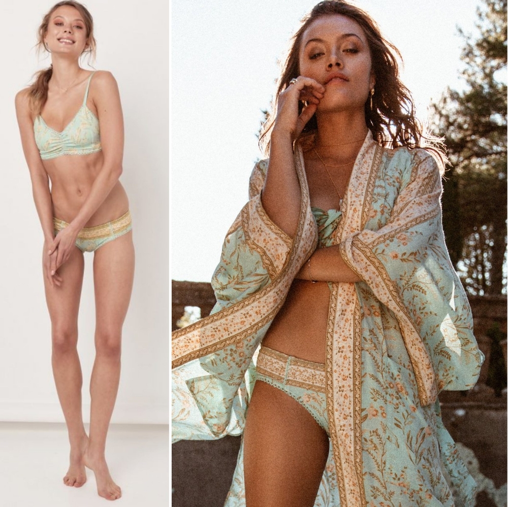 New spell designs maisie bralette turquoise S bra - Picture 3 of 11